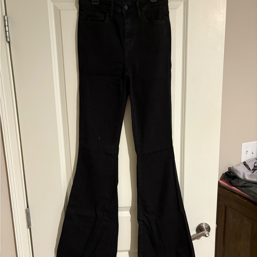 Flying Monkey Black Wide Leg Jeans